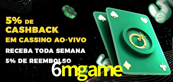 Promoções do cassino ao Vivo 6mgame